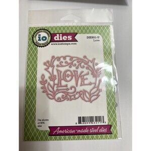 Impression Obsession Rubber Stamps Steel Dies DIE651-U Love